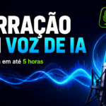 Eu vou criar narração e imagens de IA p/ você