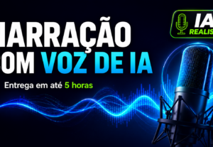 Eu vou criar narração e imagens de IA p/ você