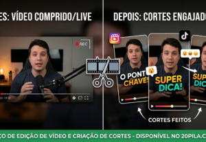 Eu vou Criar cortes dinâmicos e virais para TikTok Reels