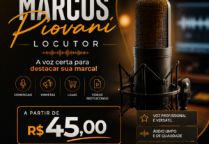 Eu vou Gravar sua propaganda com Qualidade