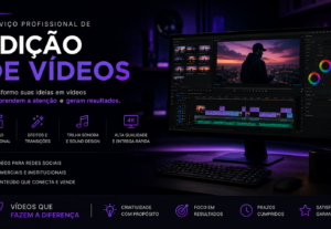 Eu vou editar seus vídeos por 20 reais
