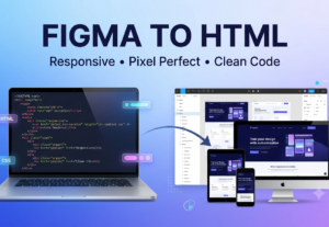 Eu vou converter seu layout do Figma em HTML e CSS responsiv...