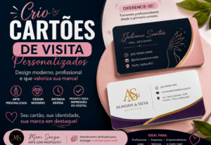 Eu vou Criar Cartões de Visita