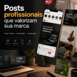 Eu vou criar posts profissionais para redes sociais.