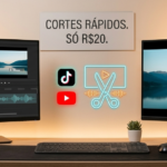 Eu vou fazer Edição de Cortes de Vídeos Profissionais