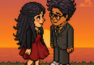 Eu vou fazer arte como do stardew valley ou habbo hotel.