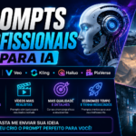 Eu vou criar prompts profissionais para vídeos em IA