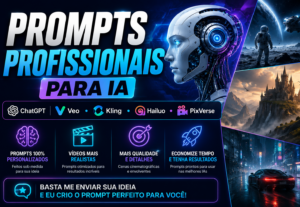 Eu vou criar prompts profissionais para vídeos em IA