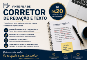 Eu vou fazer Correção de Redação e Textos Profissional