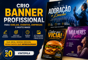 Eu vou fazer Arte Profissional para Igreja, Marmitaria, Lanc...