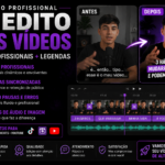 Eu vou Editor de Vídeos | Cortes Profissionais + Legendas