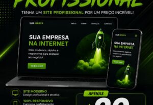 Eu vou Criar um Site Profissional para Você por Apenas RS20,...