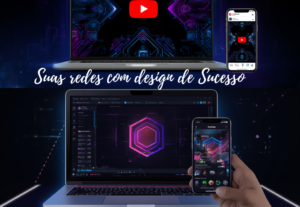 Eu vou fazer criação da capa para Redes Sociais