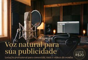 Eu vou fazer Locução Natural — Anúncio VintePila