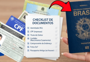 Eu vou preencher o formulário do seu passaporte