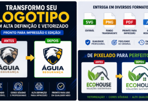 Eu vou Vetorizar Logos svg pdf