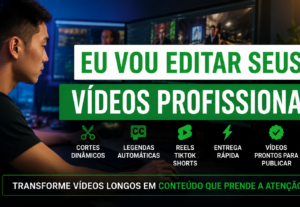 Eu vou criar corte dos seus videosque te geram alcance