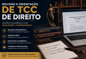 Eu vou orientar seu TCC de Direito do início ao fim