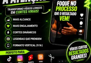 Eu vou criar seus cortes de vídeo