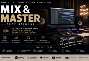 Eu vou fazer Mixagem e Masterização Profissional da sua Músi...