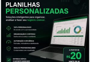 Eu vou Fazer a Organização e Detalhamento da sua Planilha