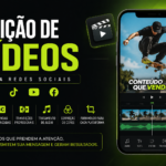Eu vou editar seus vídeos para redes sociais