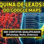 Eu vou extrair 500 leads B2B do Google Maps pro seu nicho