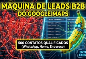 Eu vou extrair 500 leads B2B do Google Maps pro seu nicho