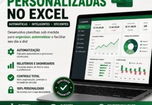Eu vou Criar Planilhas Personalizadas em Excel