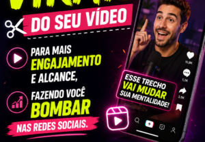 Eu vou criar cortes virais do seu vídeo.
