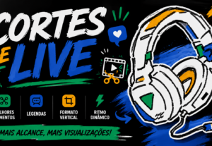 Eu vou Fazer cortes profissionais da sua live