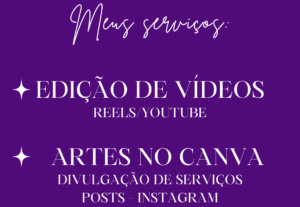 Eu vou editar seu vídeo de forma dinâmica e profissional