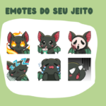 Eu vou Fazer seus emotes da twitch e discord