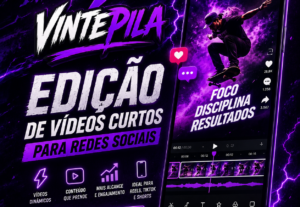 Eu vou fazer Edição de vídeos curtos para redes sociais.