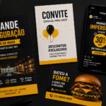 Eu vou Fazer seus Convites, panfletos