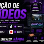 Eu vou editar vídeos para YouTube, Reels, TikTok e Shorts