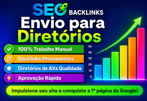 Eu vou mandar 200+ backlinks de alta qualidade em diretórios...