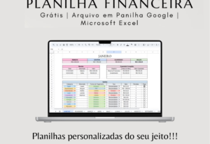 Eu vou Criar Planilhas Personalizadas no Excel.