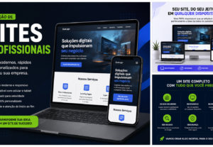 Eu vou criar um site profissional e personalizado para você