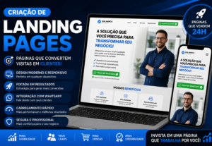 Eu vou desenvolver Landing Pages modernas,e rápidas.