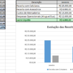 Eu vou criar sua planilha financeira com DRE
