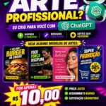 Eu vou criar artes profissionais com ia