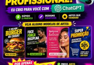 Eu vou criar artes profissionais com ia