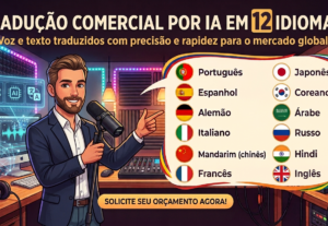 Eu vou Gerar tradução Comercial por IA em 12 Idiomas