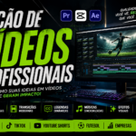 Eu vou Editor de Vídeos Profissionais para Redes Sociais