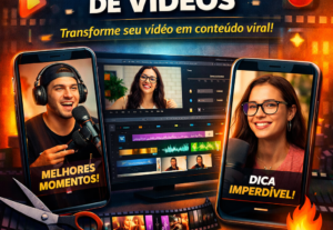 Eu vou fazer cortes e edição profissional de vídeos