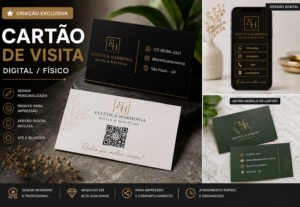 Eu vou criar seu Cartão de Visita Digital/Físico Exclusivo