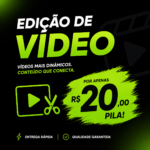 Eu vou editar seu vídeo curto pra redes sociais