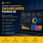 Eu vou construir e desenvolver dashboards em Power bi