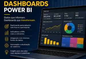Eu vou construir e desenvolver dashboards em Power bi
